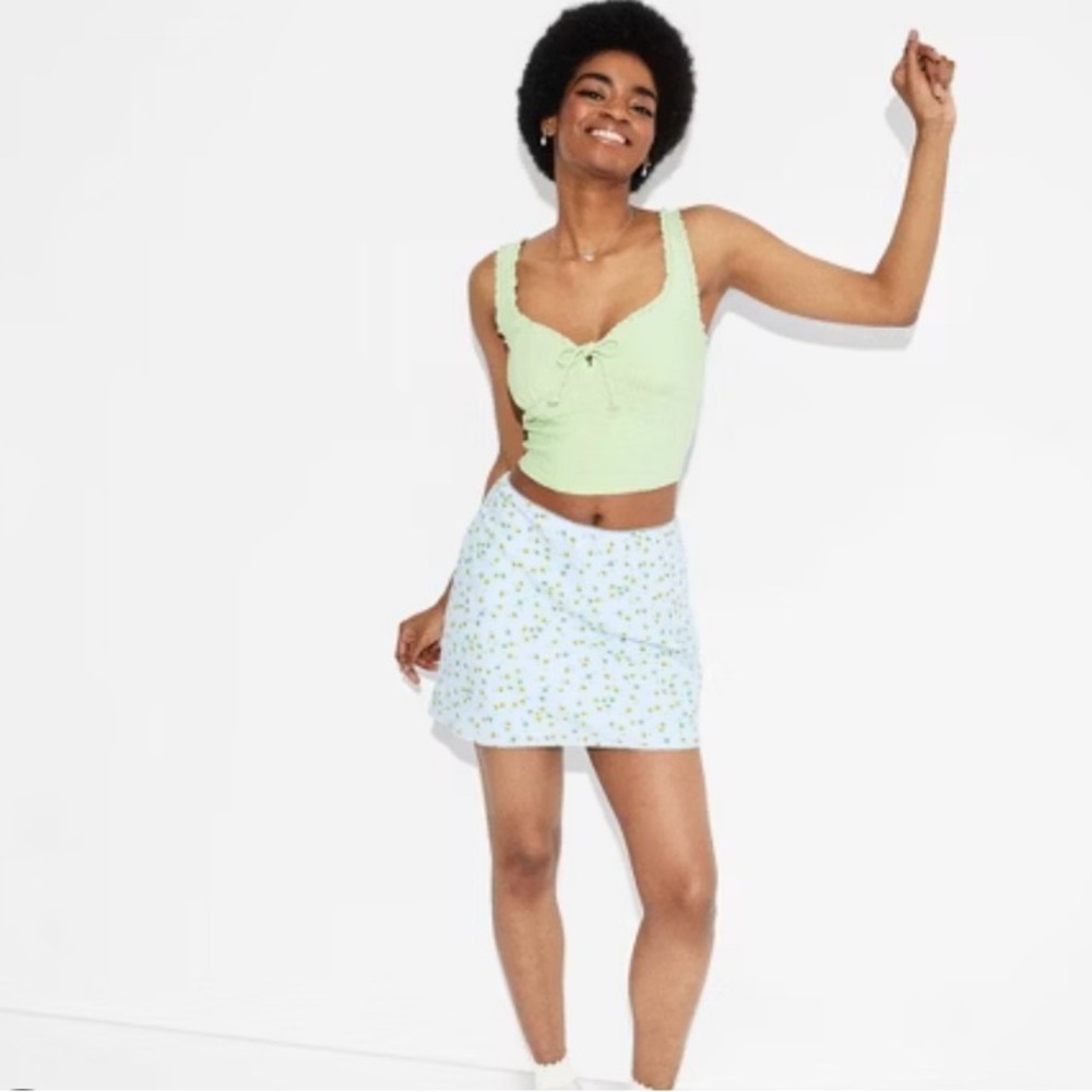 Floral A-Line Skirt -Wild fable